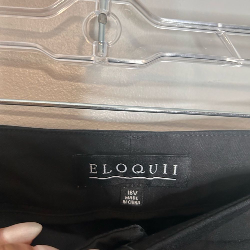 Eloquii Kady Double Weave Pant Viola Fit - Picture 5 of 5